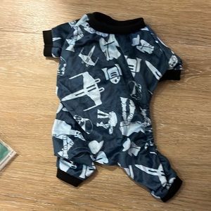 The brand is cutebone dog pajamas puppy clothes